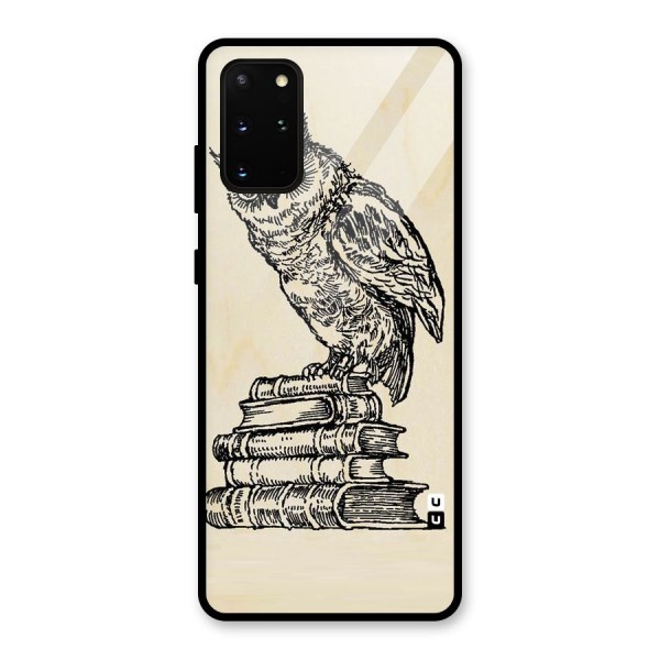 Book Owl Glass Back Case for Galaxy S20 Plus