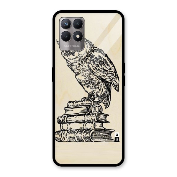 Book Owl Glass Back Case for Realme 8i