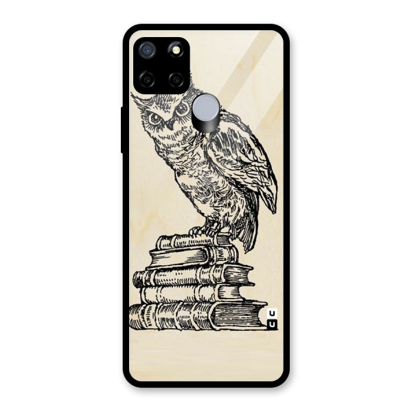 Book Owl Glass Back Case for Realme C15