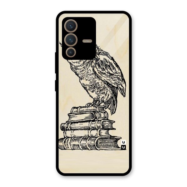 Book Owl Glass Back Case for Vivo V23 5G