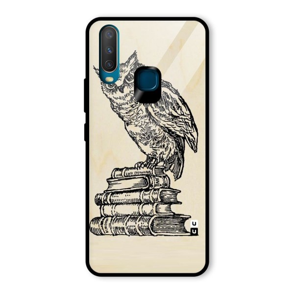 Book Owl Glass Back Case for Vivo Y12