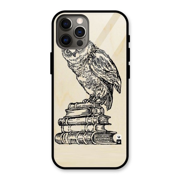 Book Owl Glass Back Case for iPhone 12 Pro