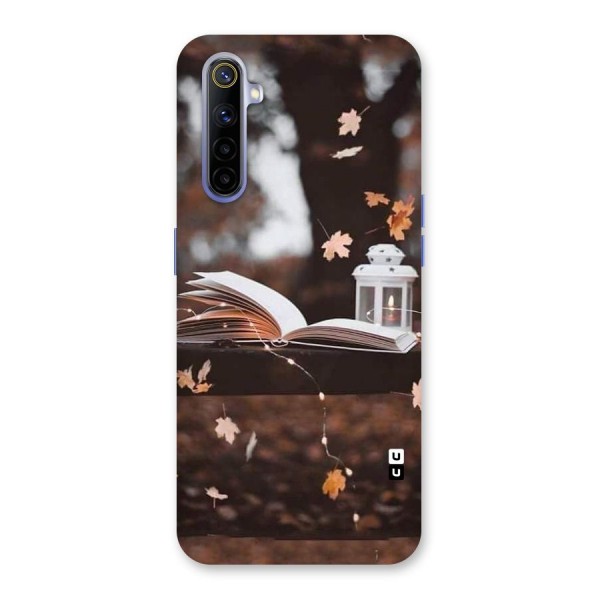 Book and Fall Leaves Back Case for Realme 6