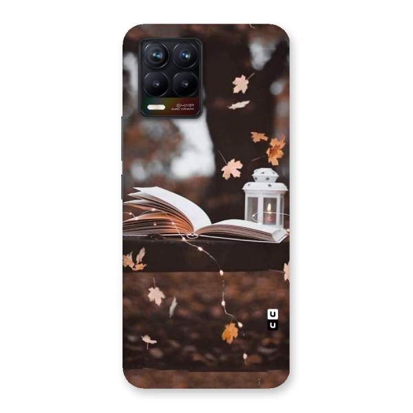 Book and Fall Leaves Back Case for Realme 8