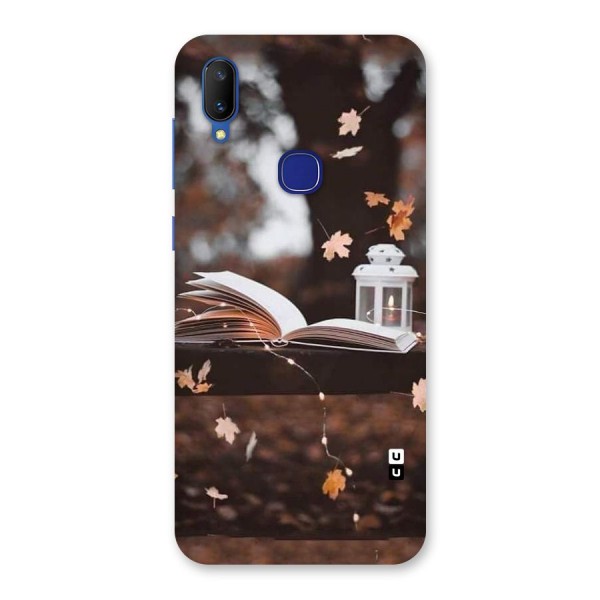 Book and Fall Leaves Back Case for Vivo V11