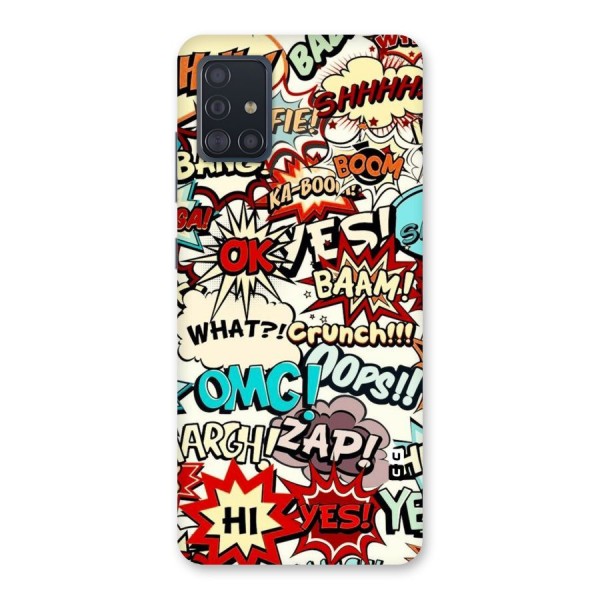 Boom Zap Back Case for Galaxy A51