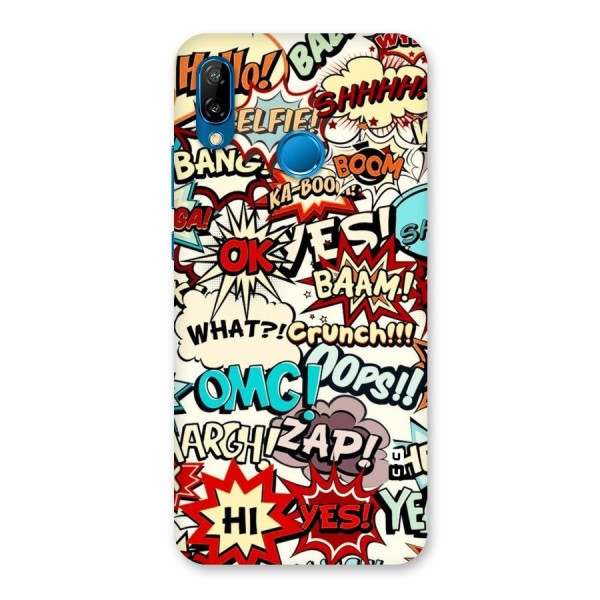 Boom Zap Back Case for Huawei P20 Lite