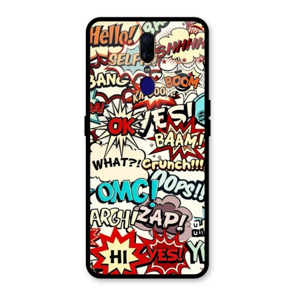 Boom Zap Glass Back Case for Oppo F11