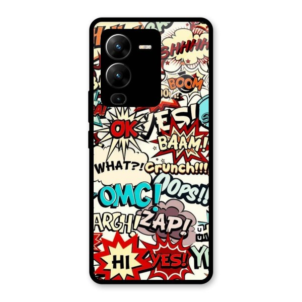 Boom Zap Glass Back Case for Vivo V25 Pro