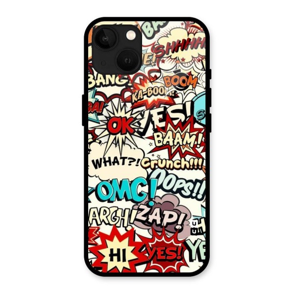 Boom Zap Glass Back Case for iPhone 13