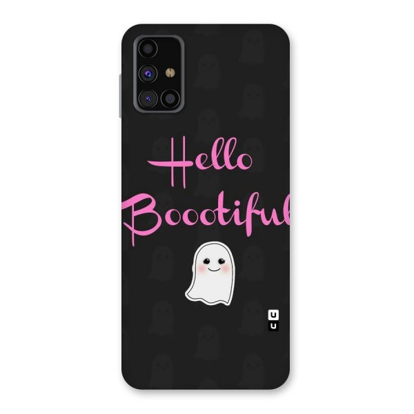 Boootiful Back Case for Galaxy M31s