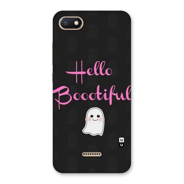 Boootiful Back Case for Redmi 6A