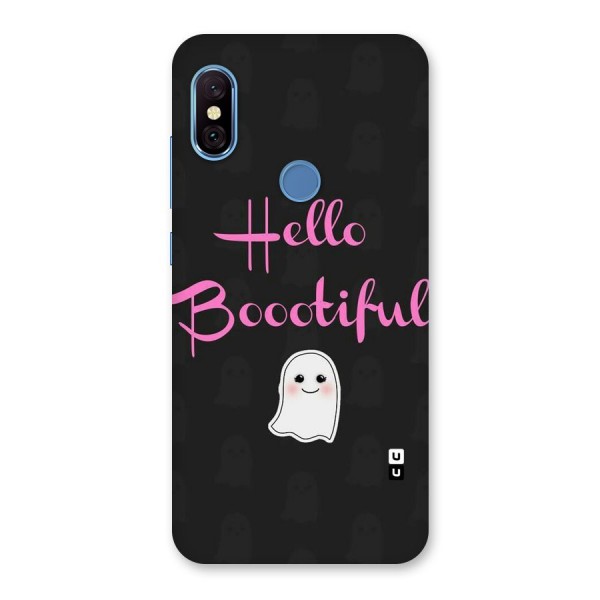 Boootiful Back Case for Redmi Note 6 Pro