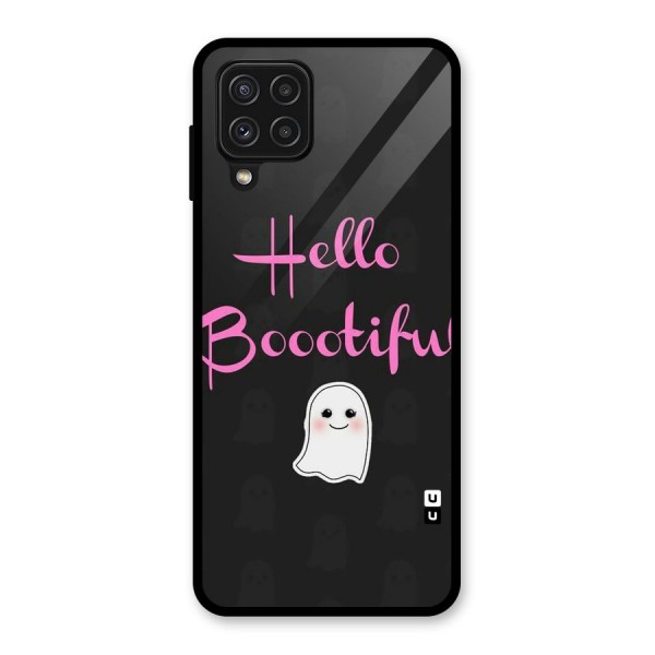 Boootiful Glass Back Case for Galaxy A22 4G