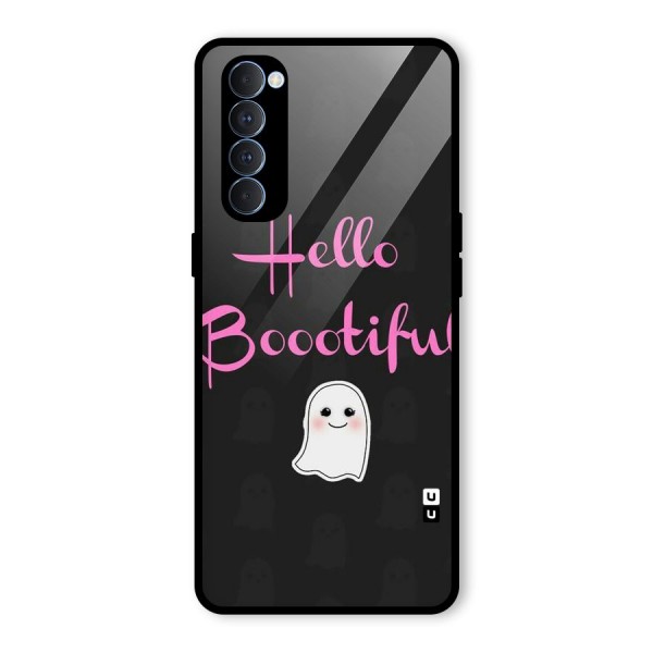 Boootiful Glass Back Case for Oppo Reno4 Pro