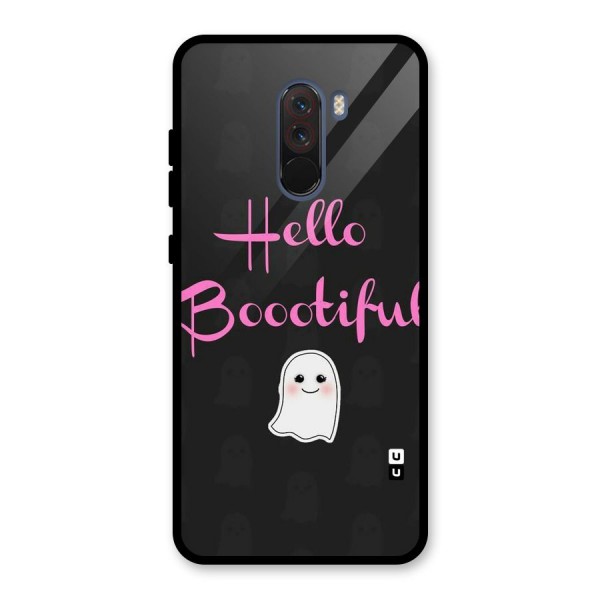 Boootiful Glass Back Case for Poco F1