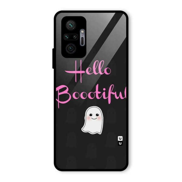 Boootiful Glass Back Case for Redmi Note 10 Pro