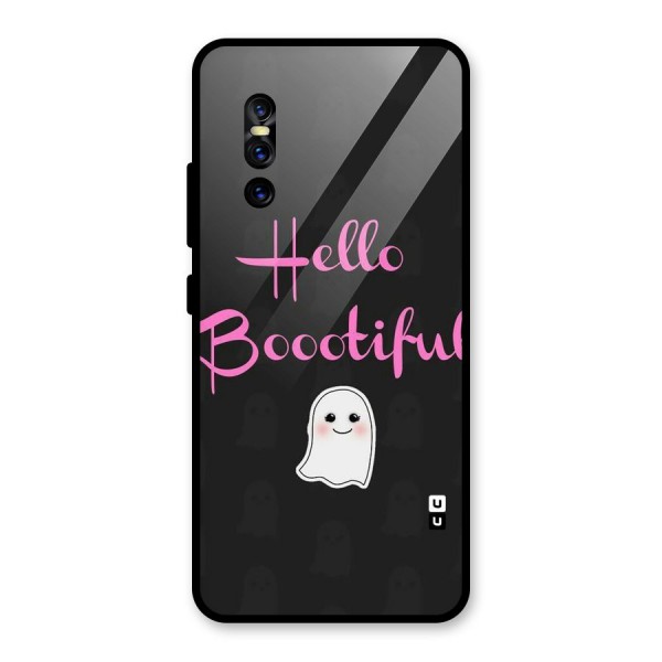 Boootiful Glass Back Case for Vivo V15 Pro