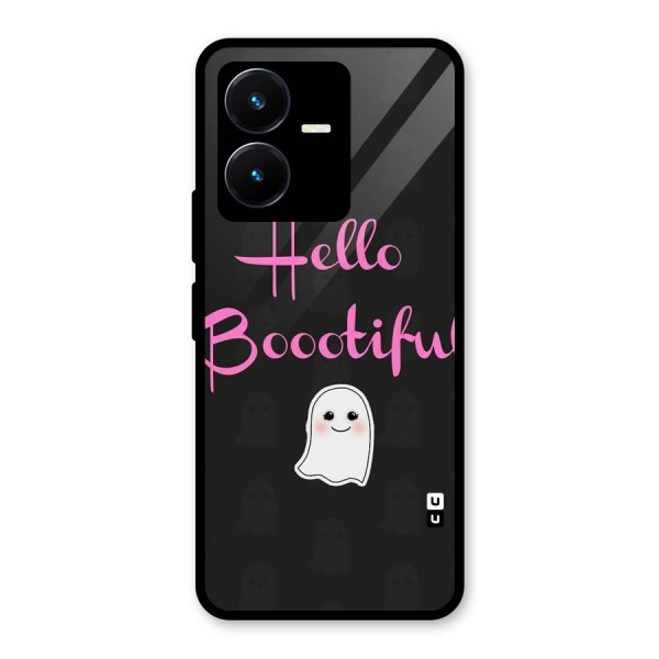 Boootiful Glass Back Case for Vivo Y22