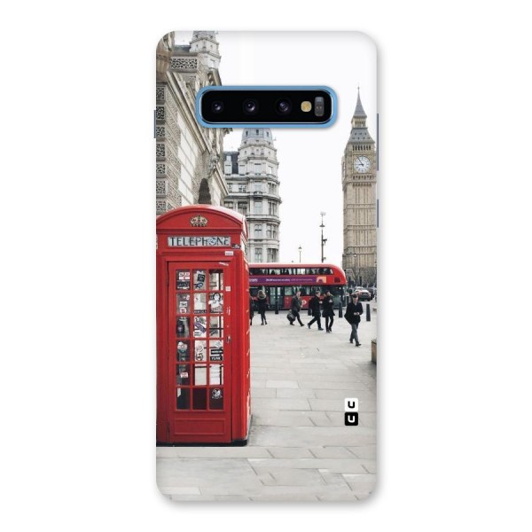 Booth In Red Back Case for Galaxy S10 Plus