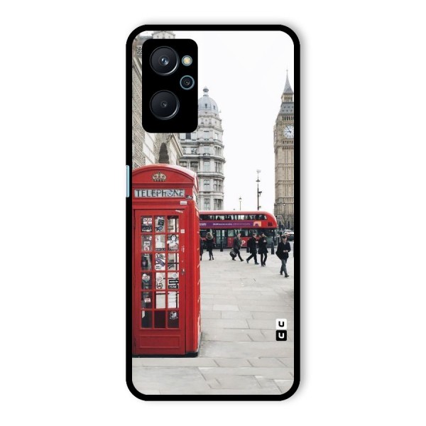 Booth In Red Glass Back Case for Realme 9i