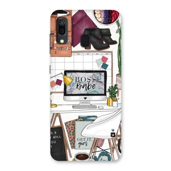 Boss Babe Back Case for Galaxy A20