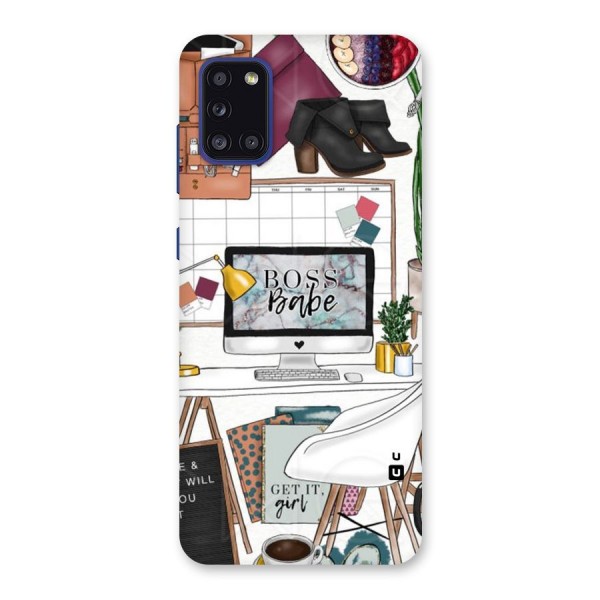 Boss Babe Back Case for Galaxy A31