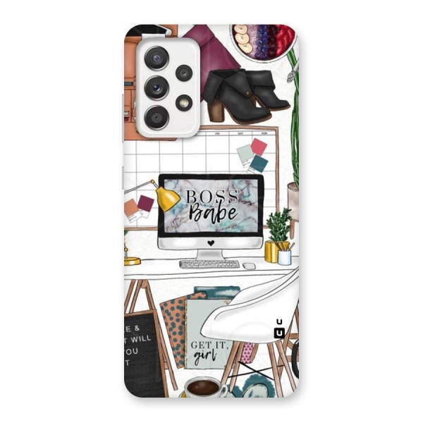 Boss Babe Back Case for Galaxy A52