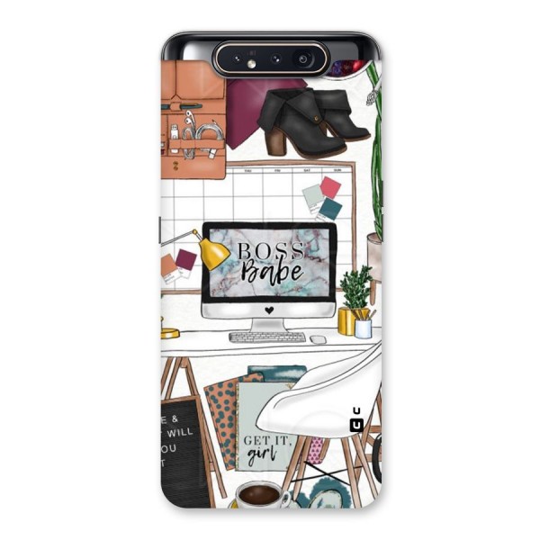 Boss Babe Back Case for Galaxy A80