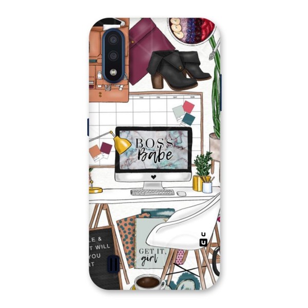 Boss Babe Back Case for Galaxy M01