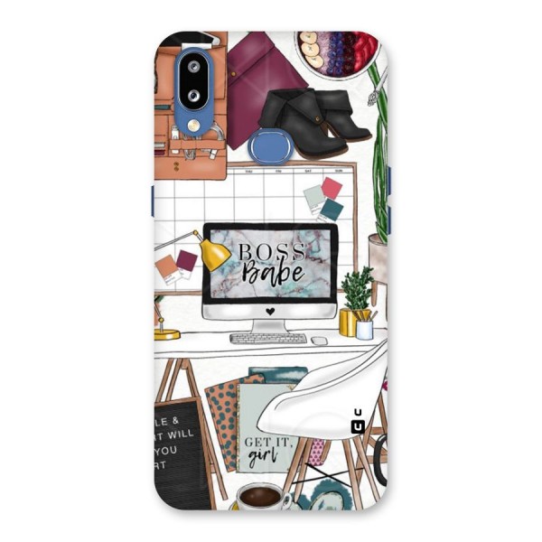 Boss Babe Back Case for Galaxy M01s