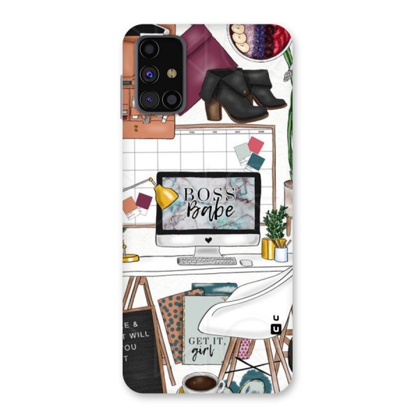 Boss Babe Back Case for Galaxy M31s