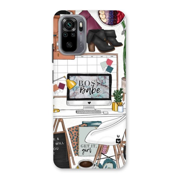 Boss Babe Back Case for Redmi Note 10