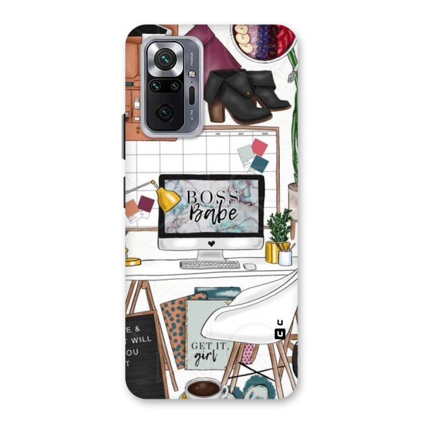 Boss Babe Back Case for Redmi Note 10 Pro
