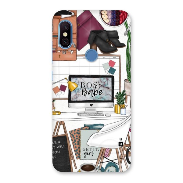 Boss Babe Back Case for Redmi Note 6 Pro