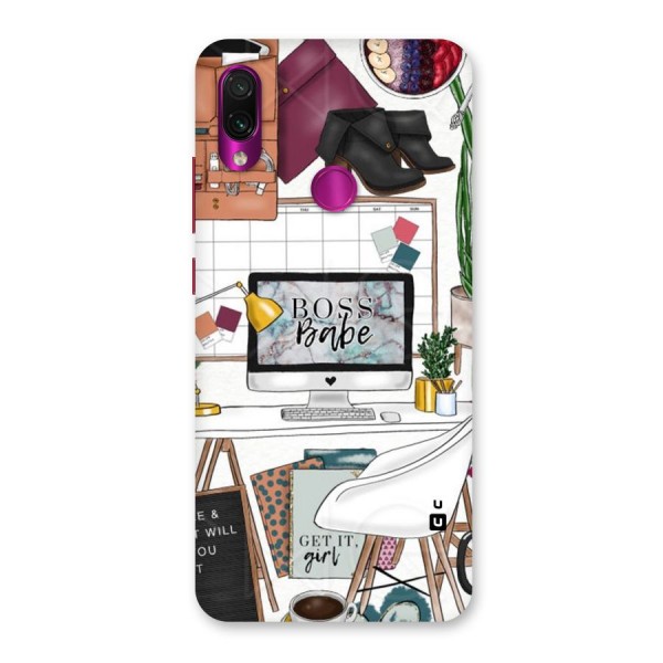 Boss Babe Back Case for Redmi Note 7 Pro