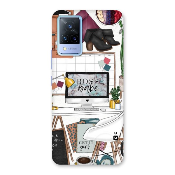 Boss Babe Back Case for Vivo V21 5G