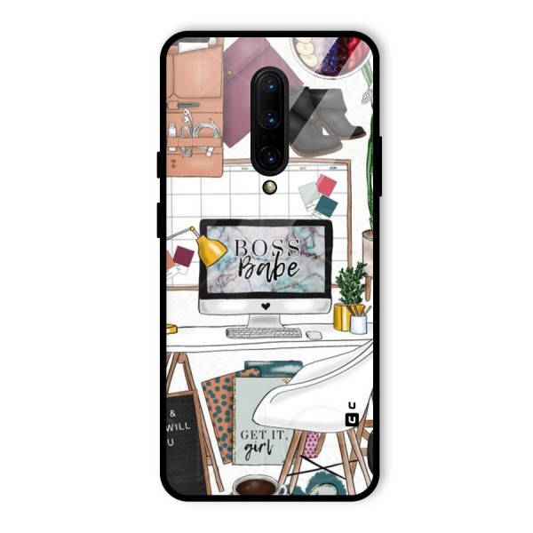 Boss Babe Glass Back Case for OnePlus 7 Pro