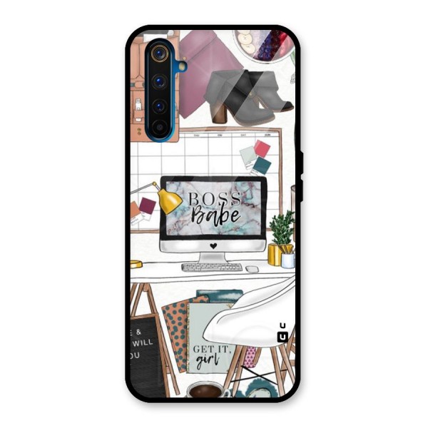 Boss Babe Glass Back Case for Realme 6 Pro