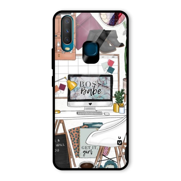 Boss Babe Glass Back Case for Vivo Y12