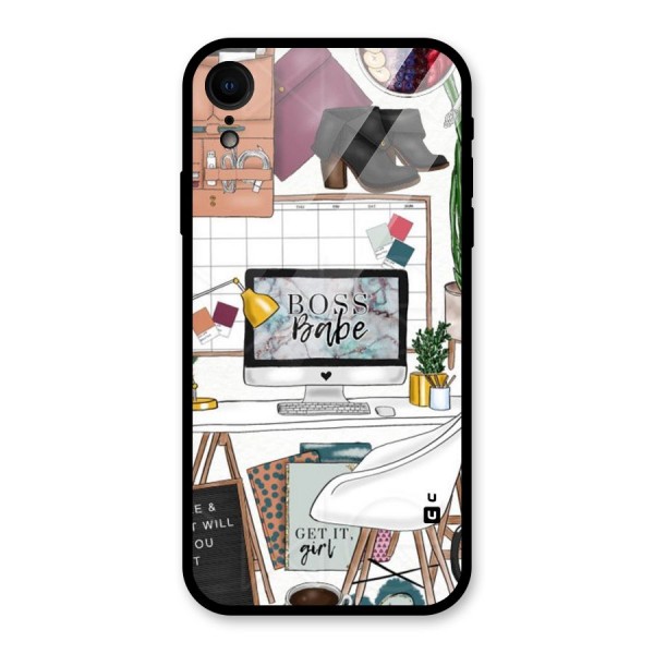 Boss Babe Glass Back Case for XR