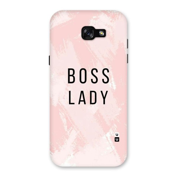 Boss Lady Pink Back Case for Galaxy A7 (2017)