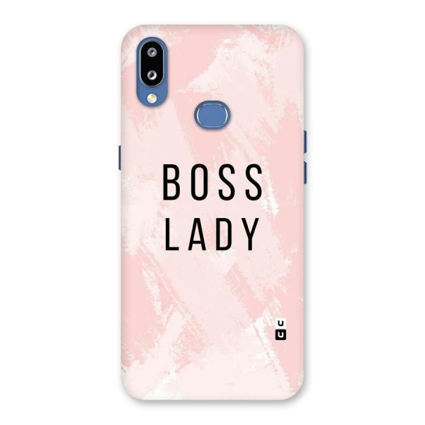 Boss Lady Pink Back Case for Galaxy M01s