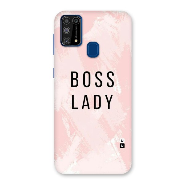 Boss Lady Pink Back Case for Galaxy M31