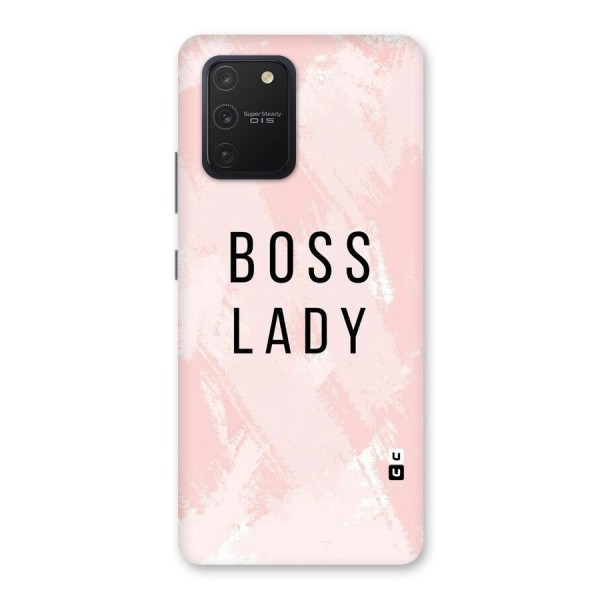 Boss Lady Pink Back Case for Galaxy S10 Lite