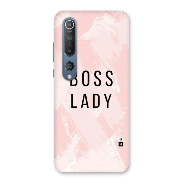 Boss Lady Pink Back Case for Mi 10