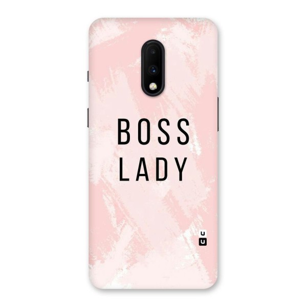 Boss Lady Pink Back Case for OnePlus 7