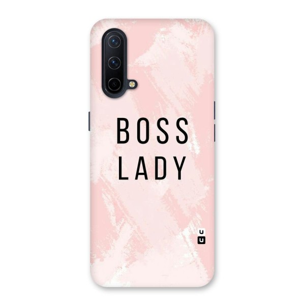 Boss Lady Pink Back Case for OnePlus Nord CE 5G