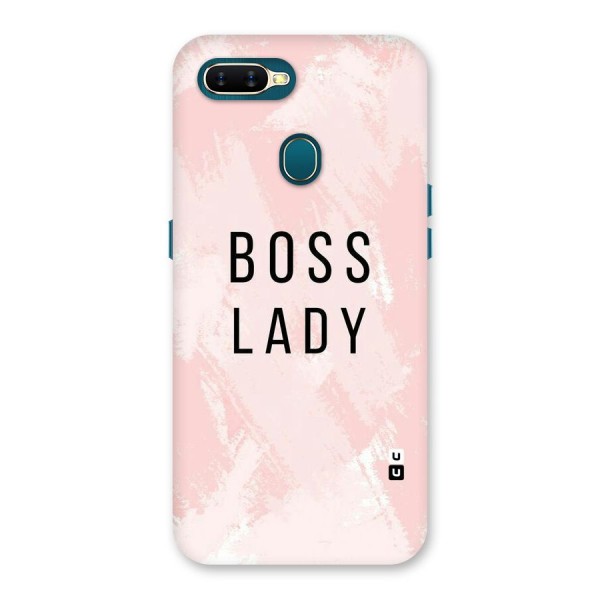 Boss Lady Pink Back Case for Oppo A7