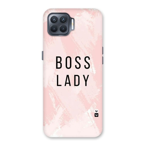 Boss Lady Pink Back Case for Oppo F17 Pro